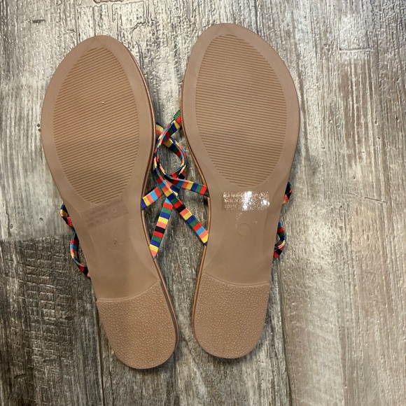 Fashion Nova Vibrant Strappy Sandals Size 10 - Picture 3 of 9